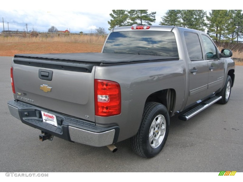 2009 Silverado 1500 LT XFE Crew Cab - Graystone Metallic / Light Titanium photo #5