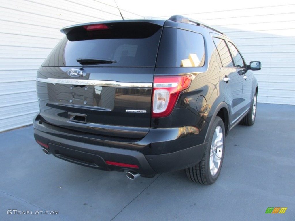 2015 Explorer XLT - Tuxedo Black / Charcoal Black photo #4