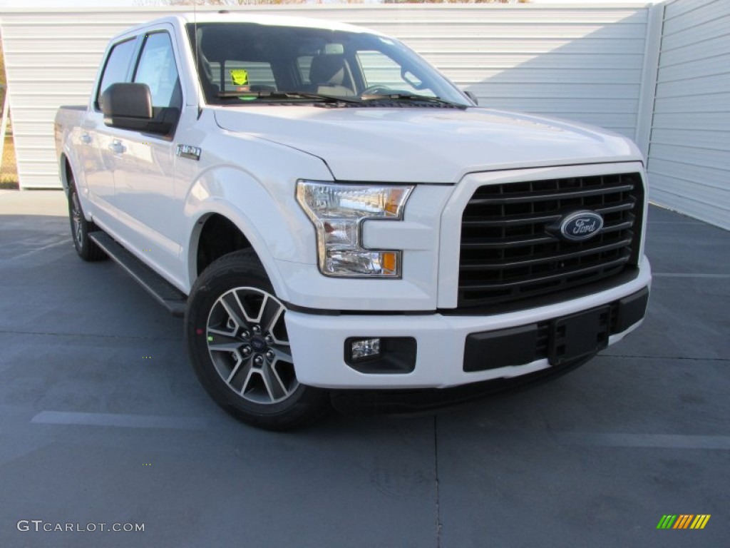 2015 F150 XLT SuperCrew - Oxford White / Black photo #1