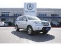 Alabaster Silver Metallic 2010 Honda Pilot EX-L