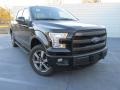 2015 Tuxedo Black Metallic Ford F150 Lariat SuperCrew 4x4  photo #1