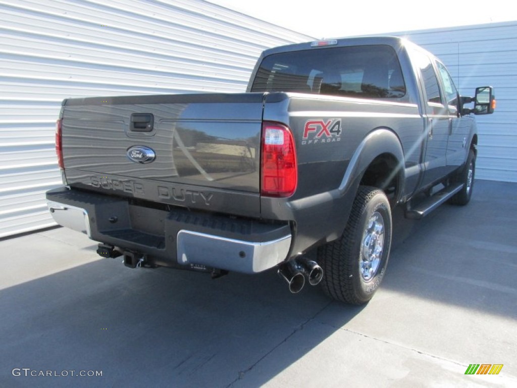 2015 F250 Super Duty XLT Crew Cab 4x4 - Magnetic / Steel photo #4