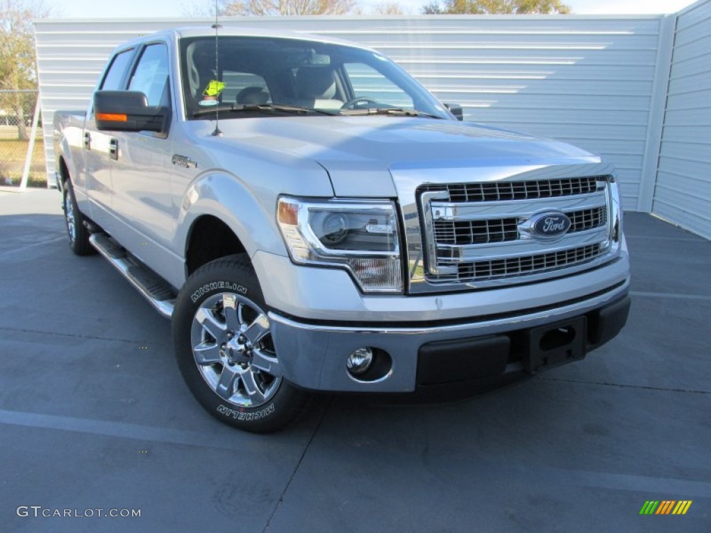 2014 F150 XLT SuperCrew - Ingot Silver / Steel Grey photo #1