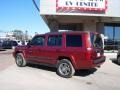 2008 Red Rock Crystal Pearl Jeep Commander Sport 4x4  photo #3