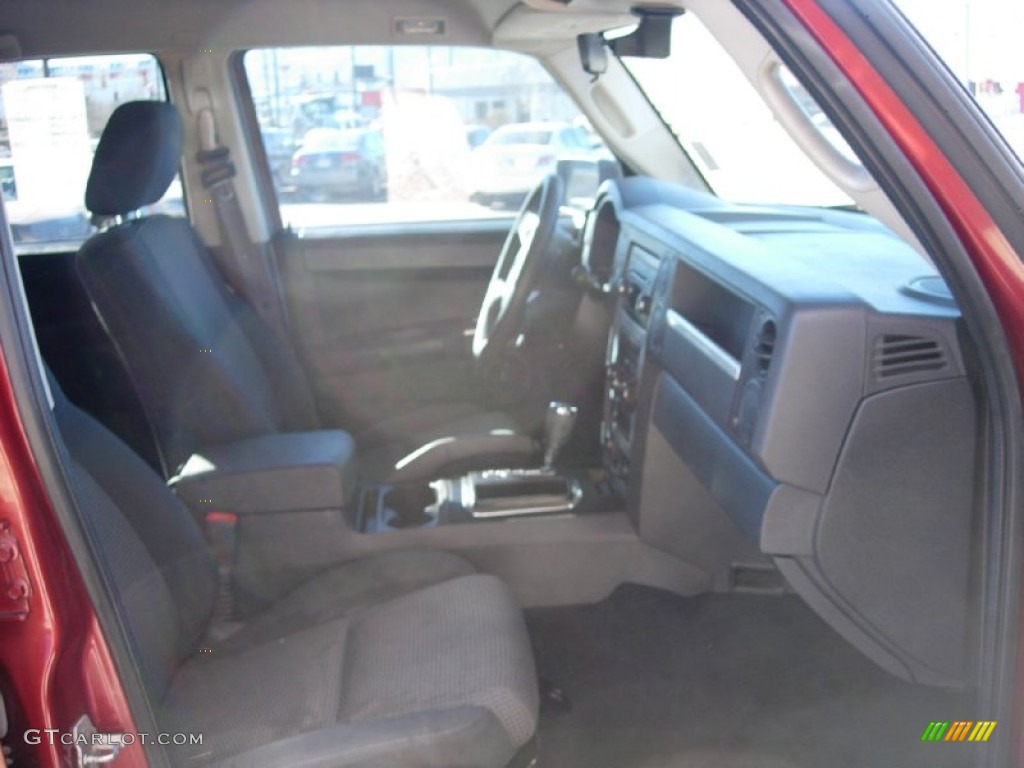2008 Commander Sport 4x4 - Red Rock Crystal Pearl / Dark Slate Gray photo #13