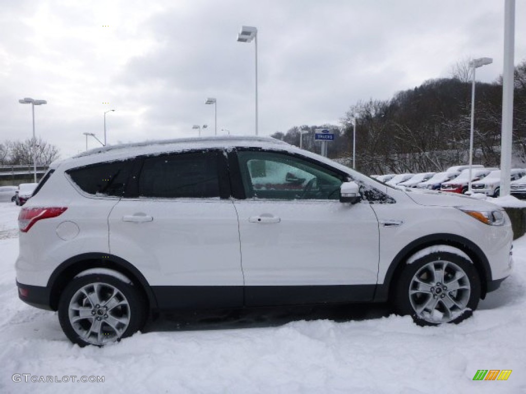 2015 Escape Titanium 4WD - Oxford White / Medium Light Stone photo #1