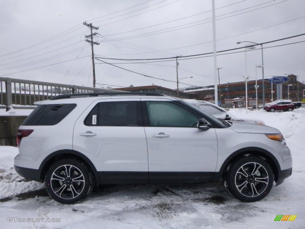 2015 Explorer Sport 4WD - Ingot Silver / Sport Charcoal Black photo #1