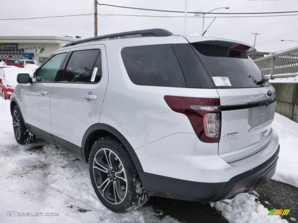 2015 Explorer Sport 4WD - Ingot Silver / Sport Charcoal Black photo #2