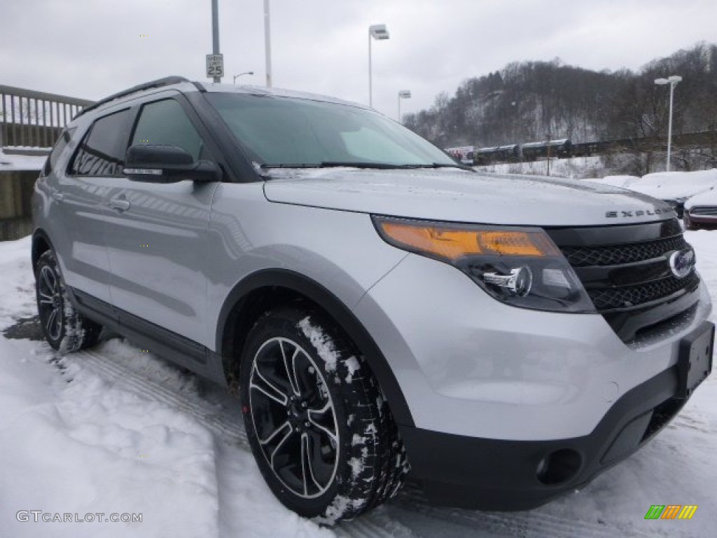 2015 Explorer Sport 4WD - Ingot Silver / Sport Charcoal Black photo #6