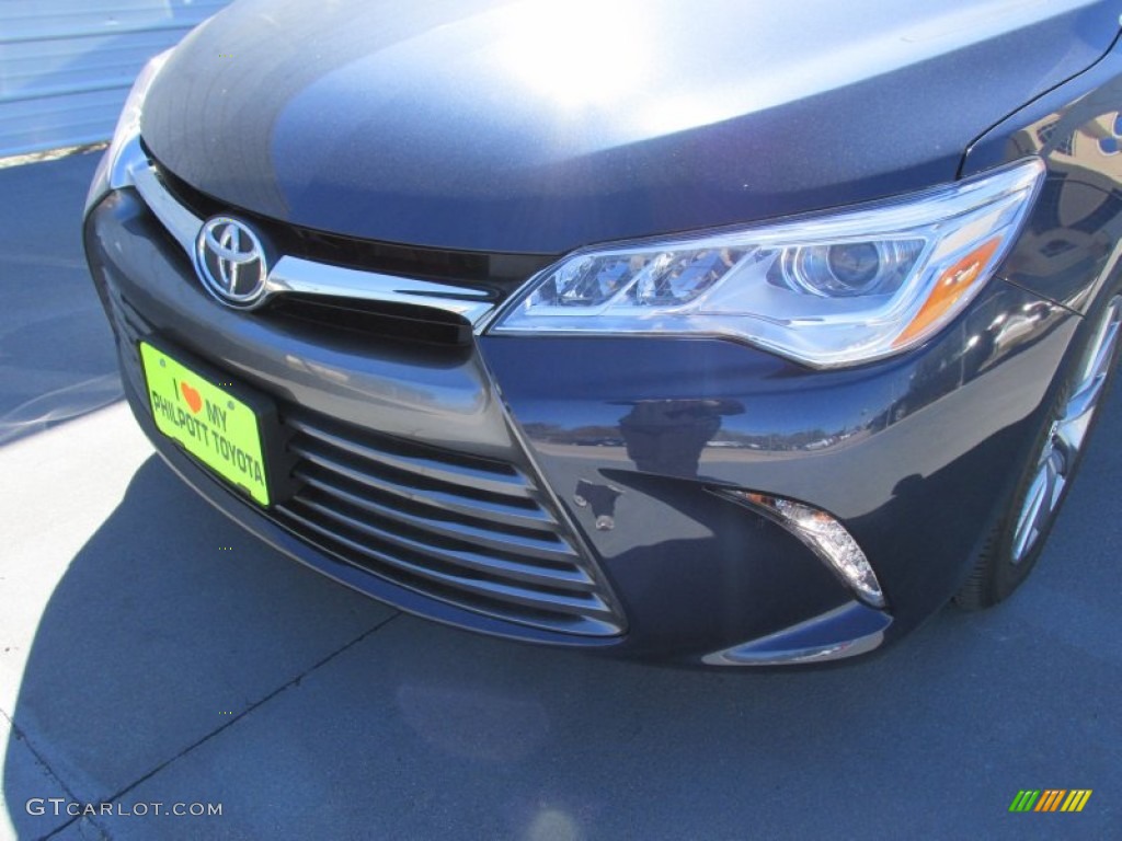 2015 Camry XLE V6 - Parisian Night Pearl / Ash photo #10