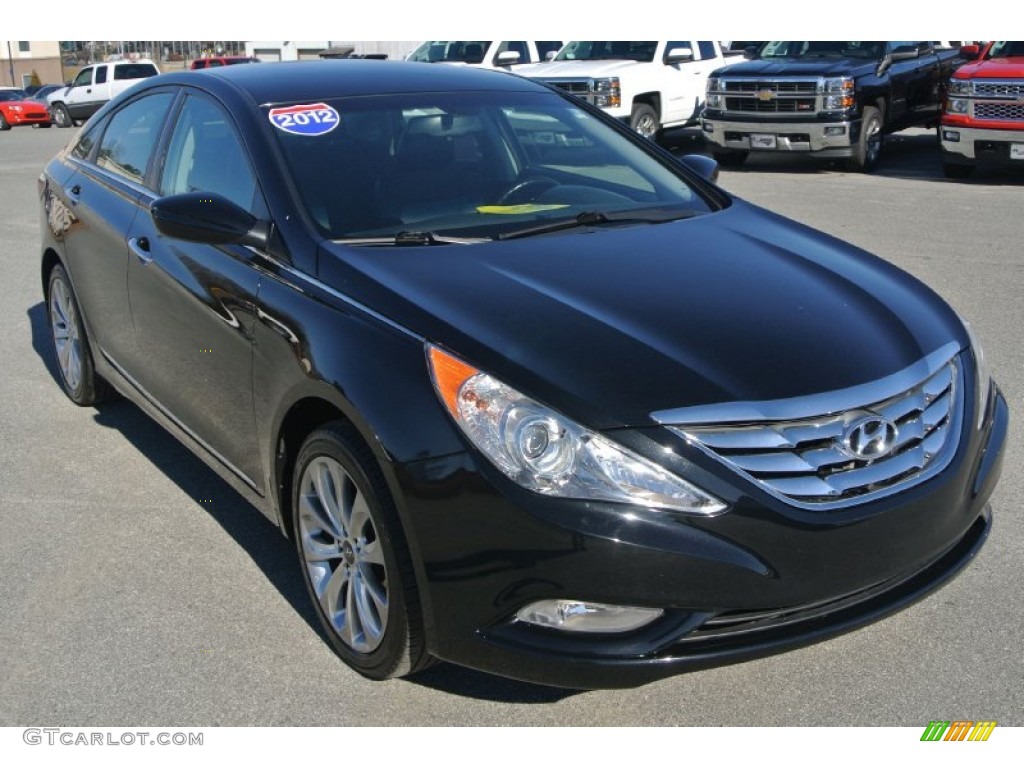 Midnight Black Hyundai Sonata