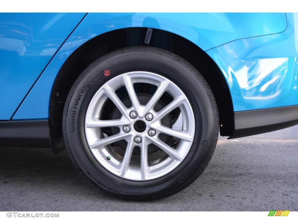 2015 Focus SE Sedan - Blue Candy Metallic / Medium Light Stone photo #11