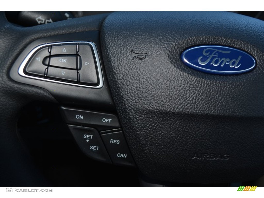 2015 Focus SE Sedan - Blue Candy Metallic / Medium Light Stone photo #15