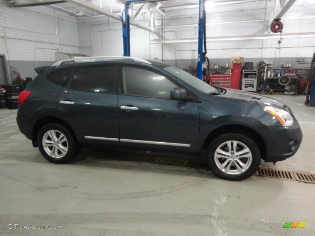 2013 Rogue SV AWD - Graphite Blue / Black photo #9