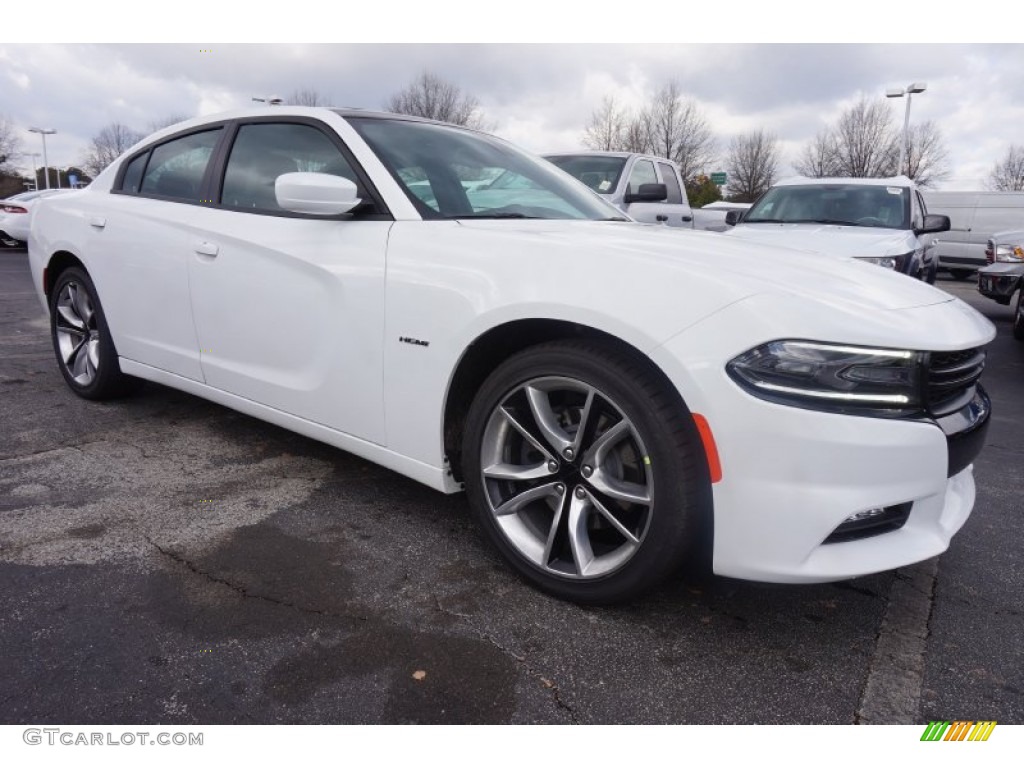 Bright White 2015 Dodge Charger R/T Road & Track Exterior Photo #101046627