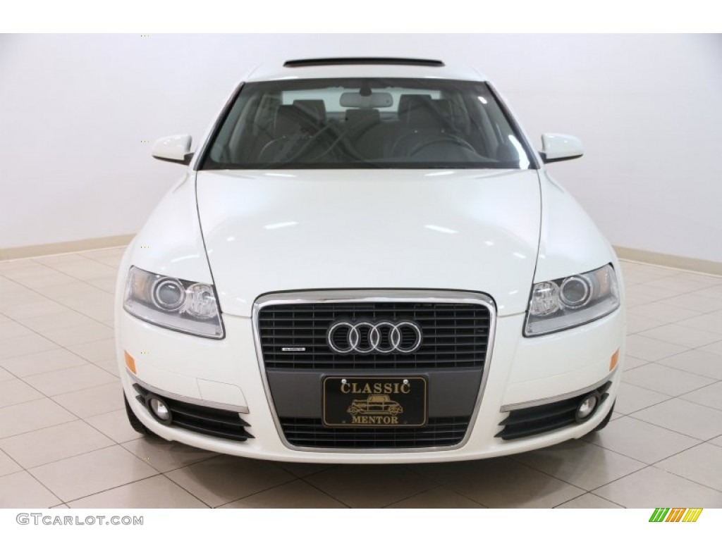 2006 A6 3.2 quattro Sedan - Arctic White / Ebony photo #2