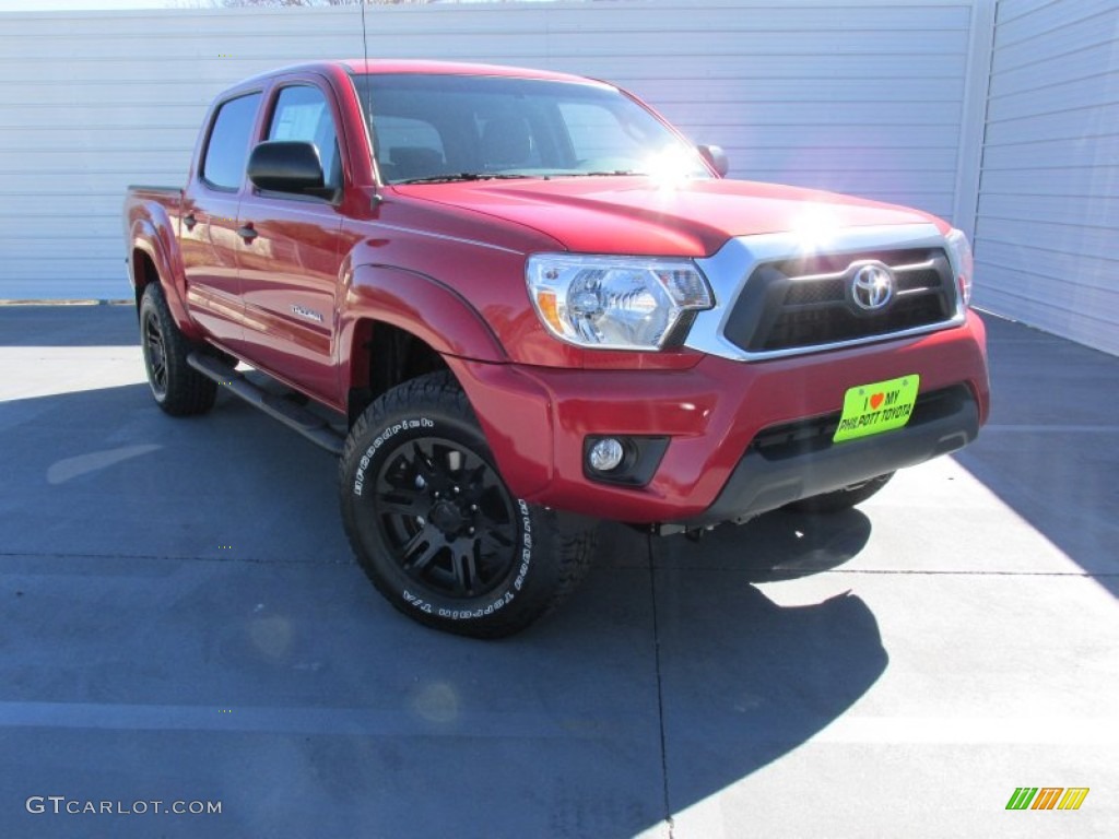 2015 Tacoma TSS PreRunner Double Cab - Barcelona Red Metallic / Graphite photo #2