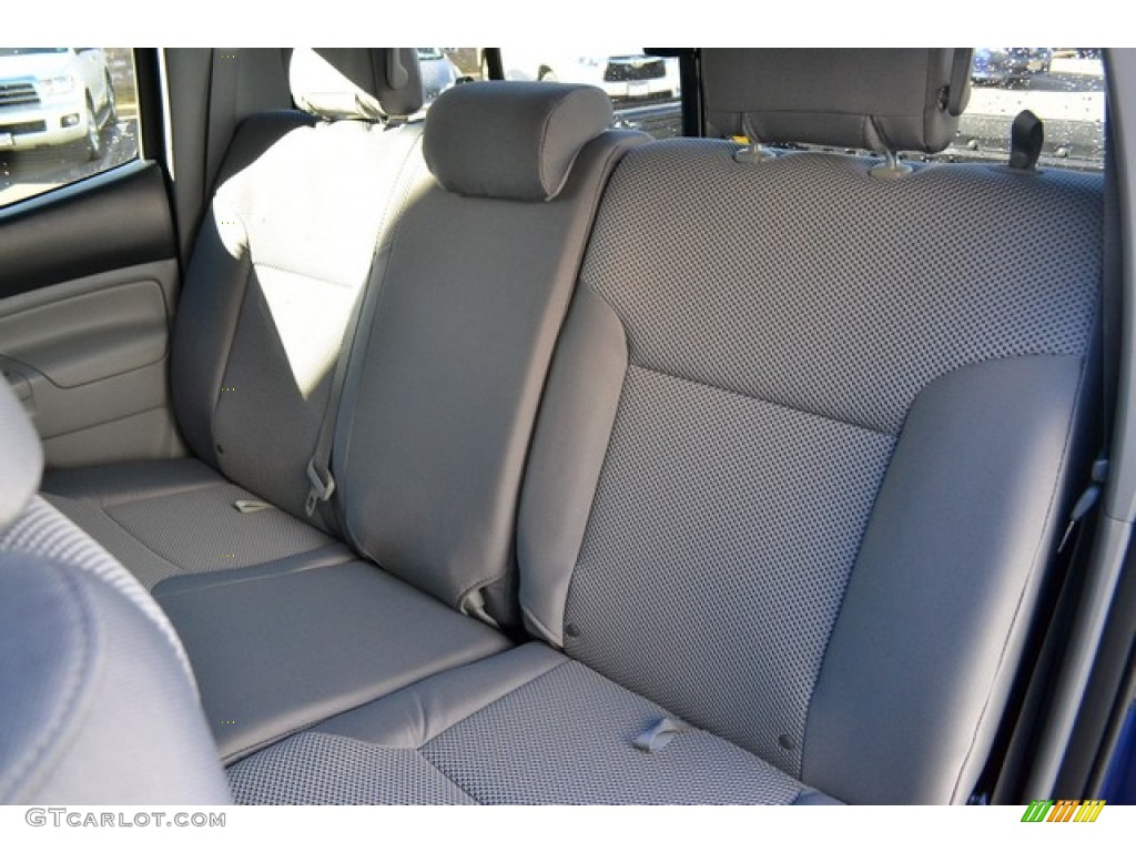 2015 Tacoma V6 Double Cab 4x4 - Blue Ribbon Metallic / Graphite photo #6