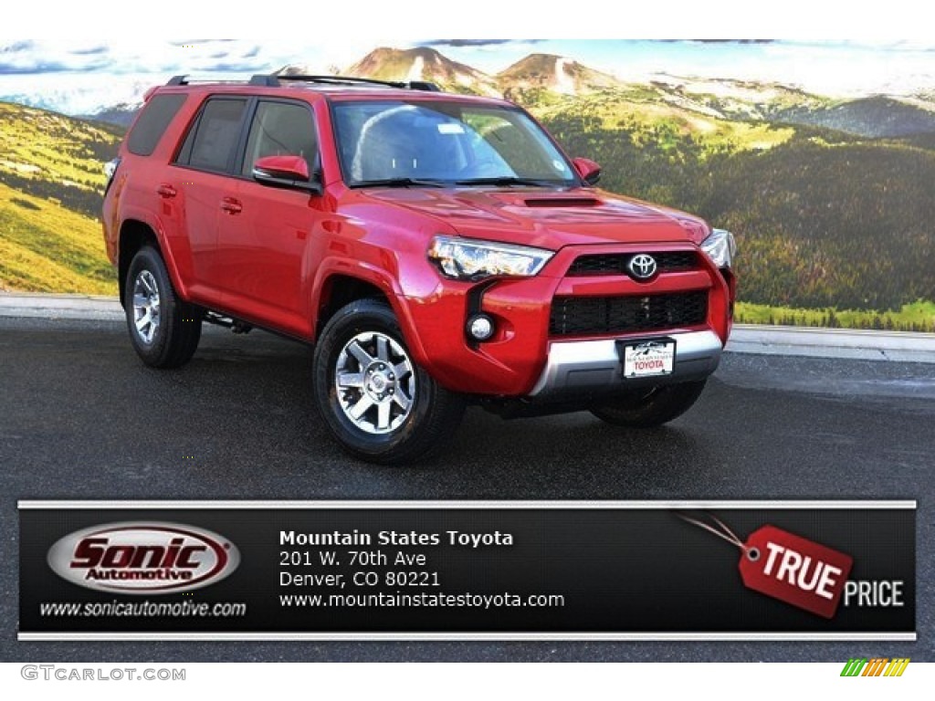 2015 4Runner Trail Premium 4x4 - Barcelona Red Metallic / Black photo #1