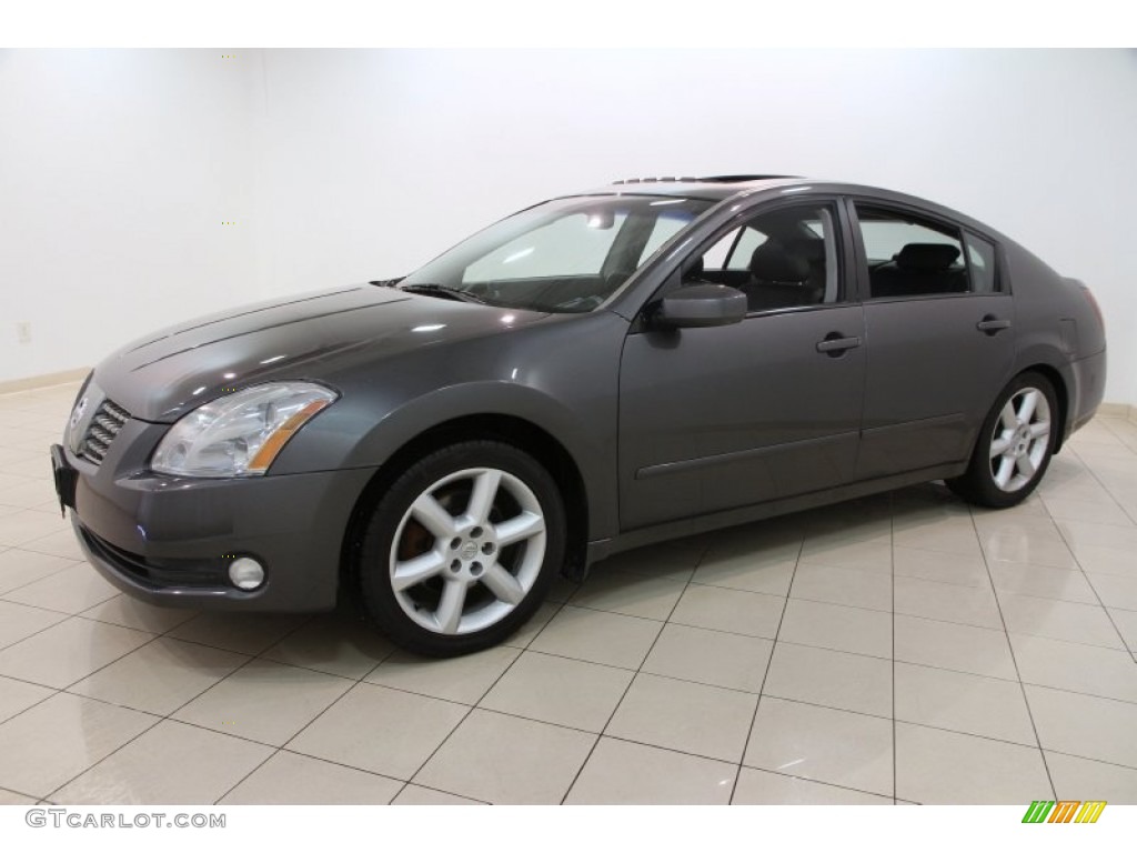 2006 Maxima 3.5 SE - Smoke Metallic / Black photo #3