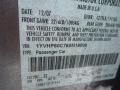 2008 Tungsten Gray Metallic Mazda MAZDA6 i Sport Sedan  photo #2