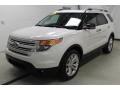 2012 White Platinum Tri-Coat Ford Explorer XLT 4WD  photo #3