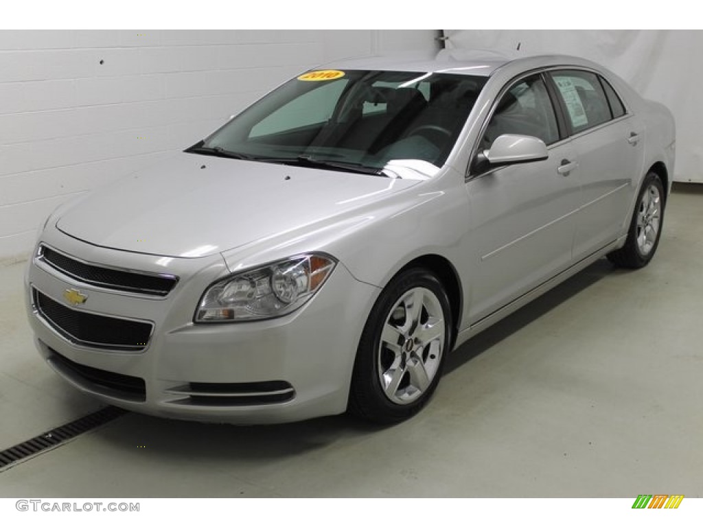 2010 Malibu LT Sedan - Silver Ice Metallic / Ebony photo #3