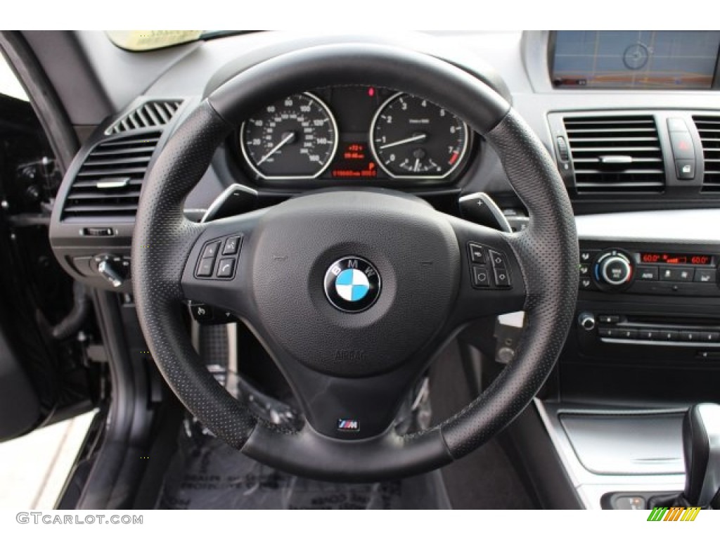 2013 1 Series 128i Coupe - Jet Black / Black photo #25