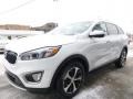 Snow White Pearl 2016 Kia Sorento EX V6 AWD Exterior