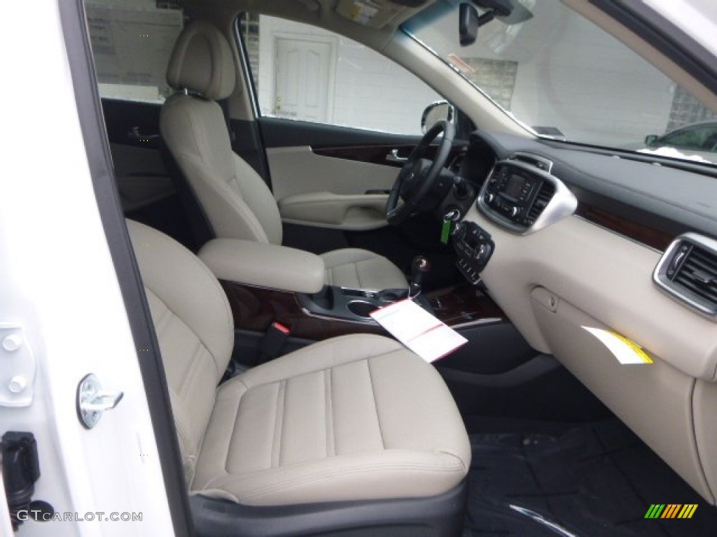 Stone Beige Interior 2016 Kia Sorento EX V6 AWD Photo #101061087