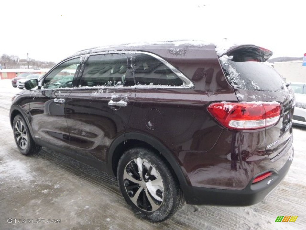 Dark Cherry 2016 Kia Sorento EX V6 AWD Exterior Photo #101061354