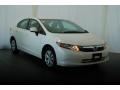 Taffeta White - Civic LX Sedan Photo No. 2
