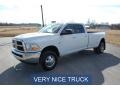 Bright White 2011 Dodge Ram 3500 HD SLT Crew Cab 4x4 Dually