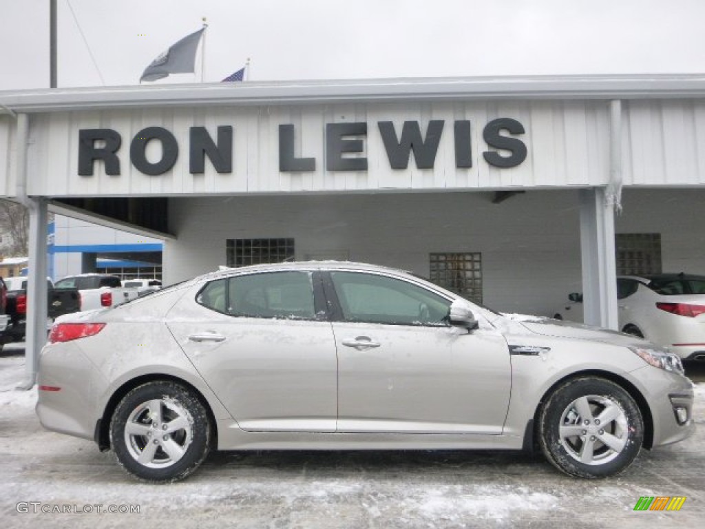 2015 Optima LX - Satin Metal / Beige photo #1