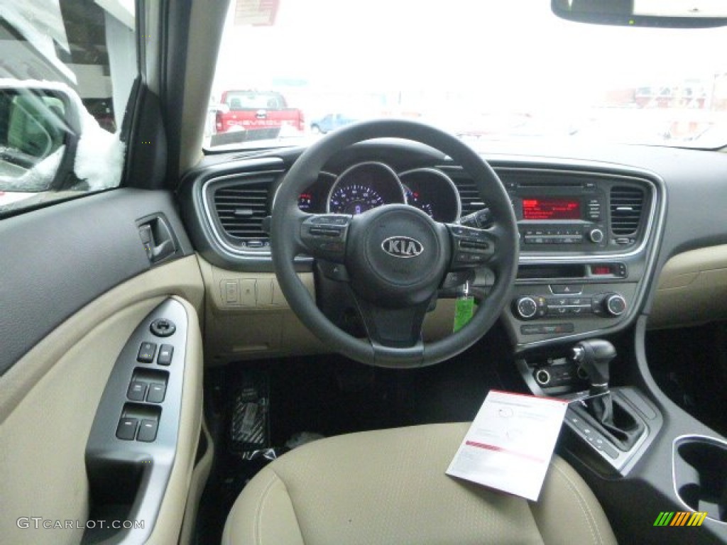 2015 Optima LX - Satin Metal / Beige photo #14
