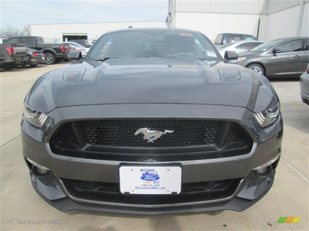 2015 Mustang GT Premium Coupe - Magnetic Metallic / Ebony Recaro Sport Seats photo #16