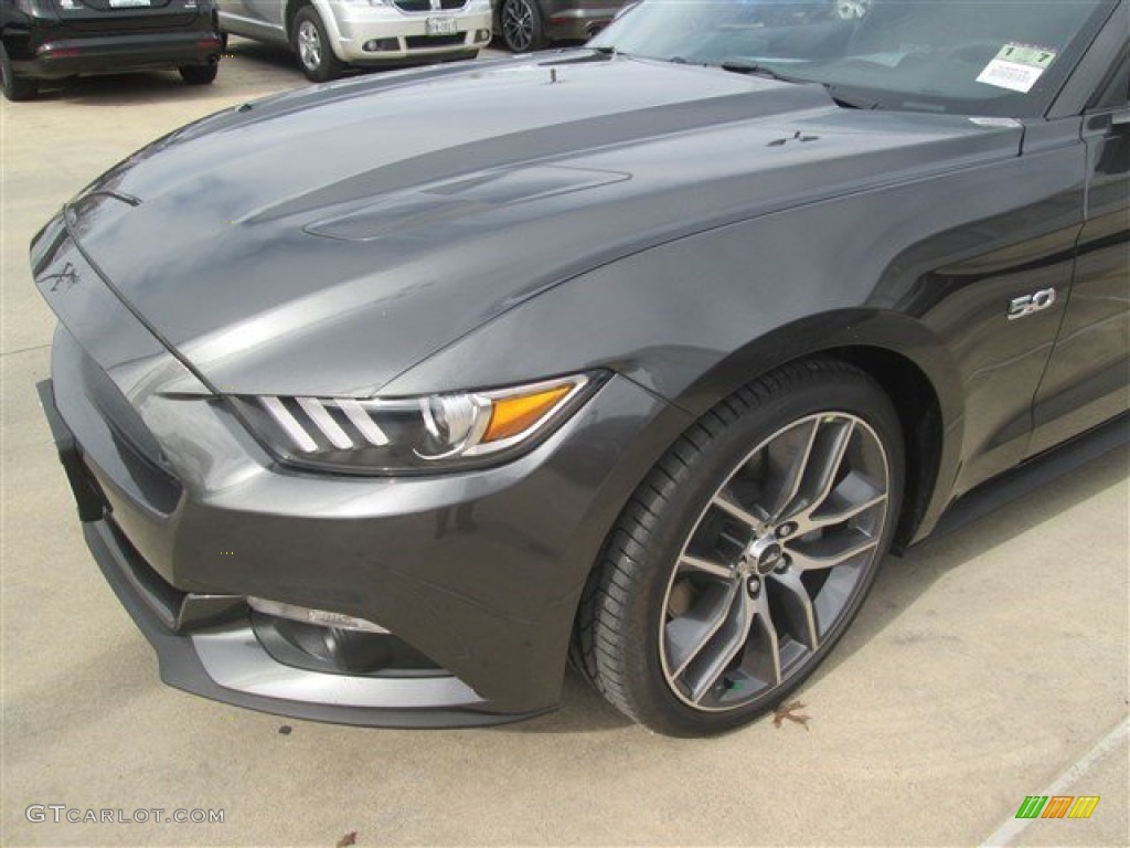 2015 Mustang GT Premium Coupe - Magnetic Metallic / Ebony Recaro Sport Seats photo #18