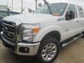 2015 White Platinum Ford F250 Super Duty Lariat Crew Cab 4x4  photo #5