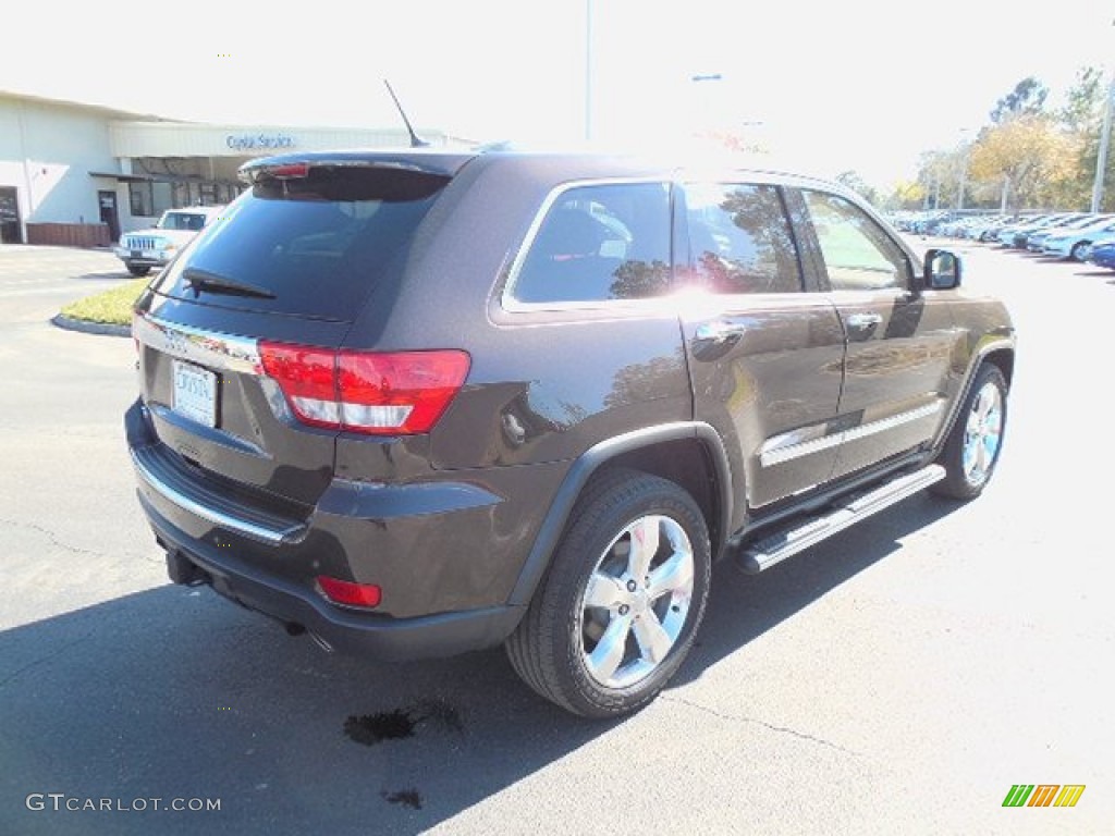 2011 Grand Cherokee Overland - Rugged Brown Pearl / New Saddle/Black photo #9