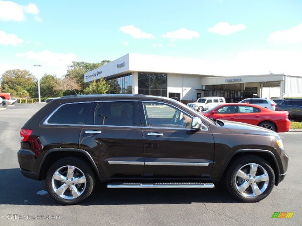 2011 Grand Cherokee Overland - Rugged Brown Pearl / New Saddle/Black photo #10