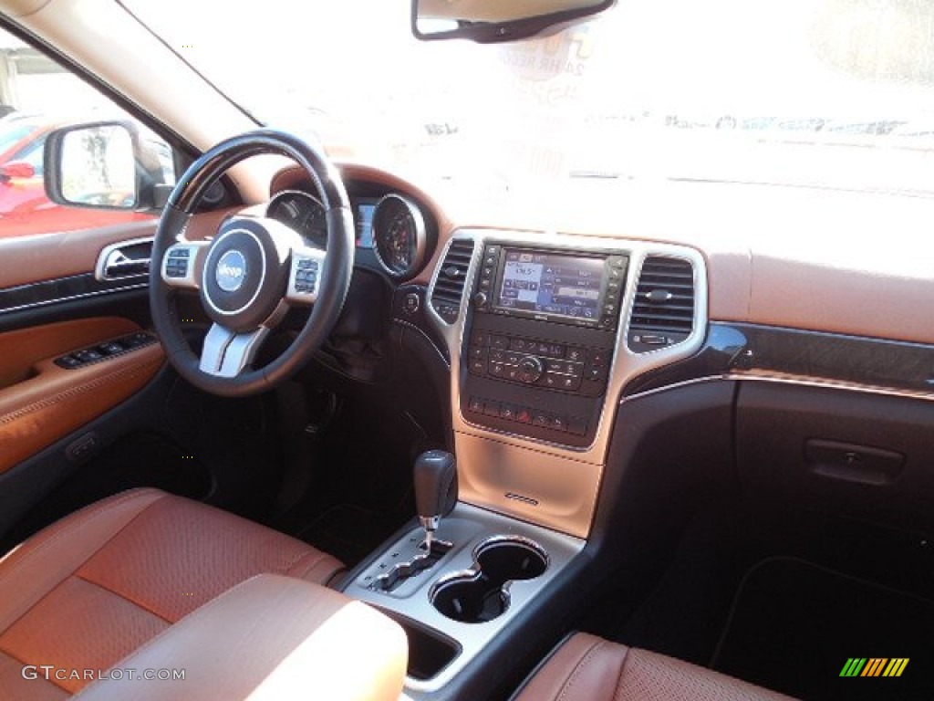 2011 Grand Cherokee Overland - Rugged Brown Pearl / New Saddle/Black photo #12