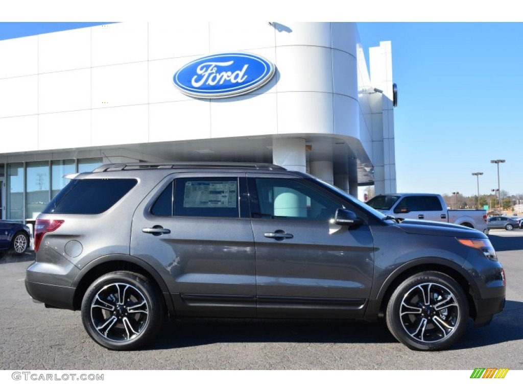 2015 Explorer Sport 4WD - Magnetic / Sport Charcoal Black photo #2