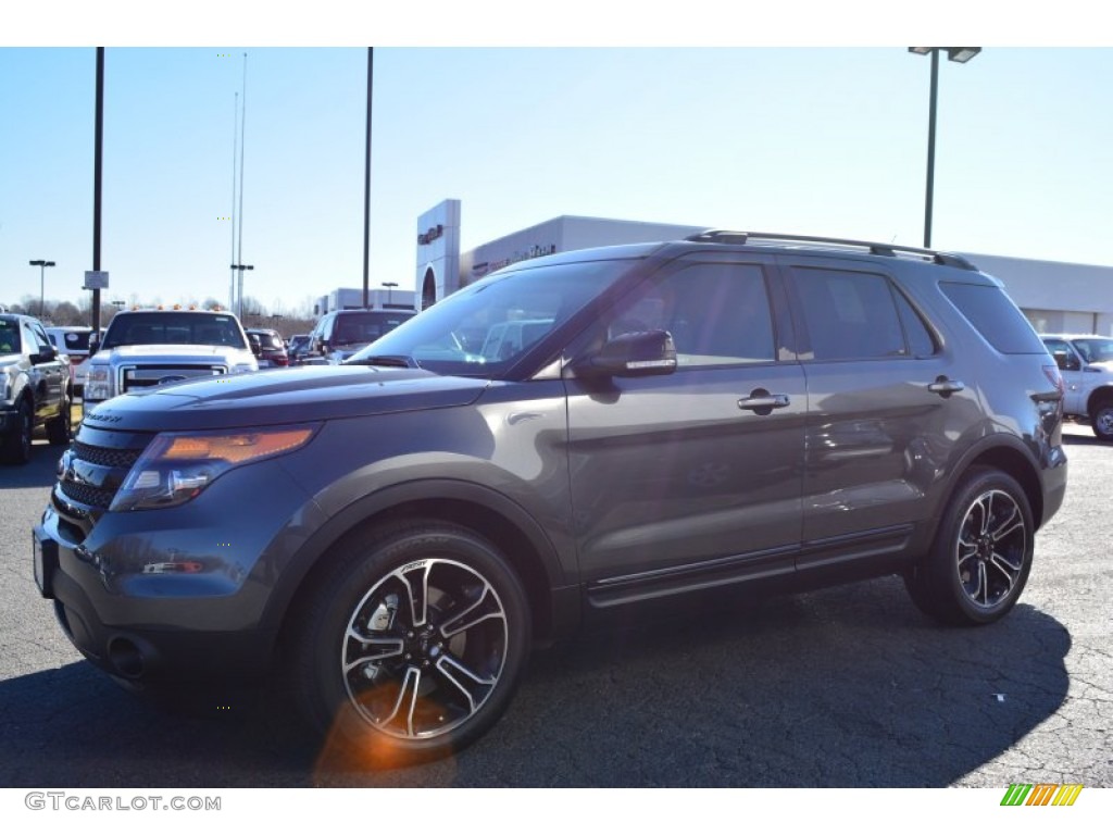 2015 Explorer Sport 4WD - Magnetic / Sport Charcoal Black photo #3