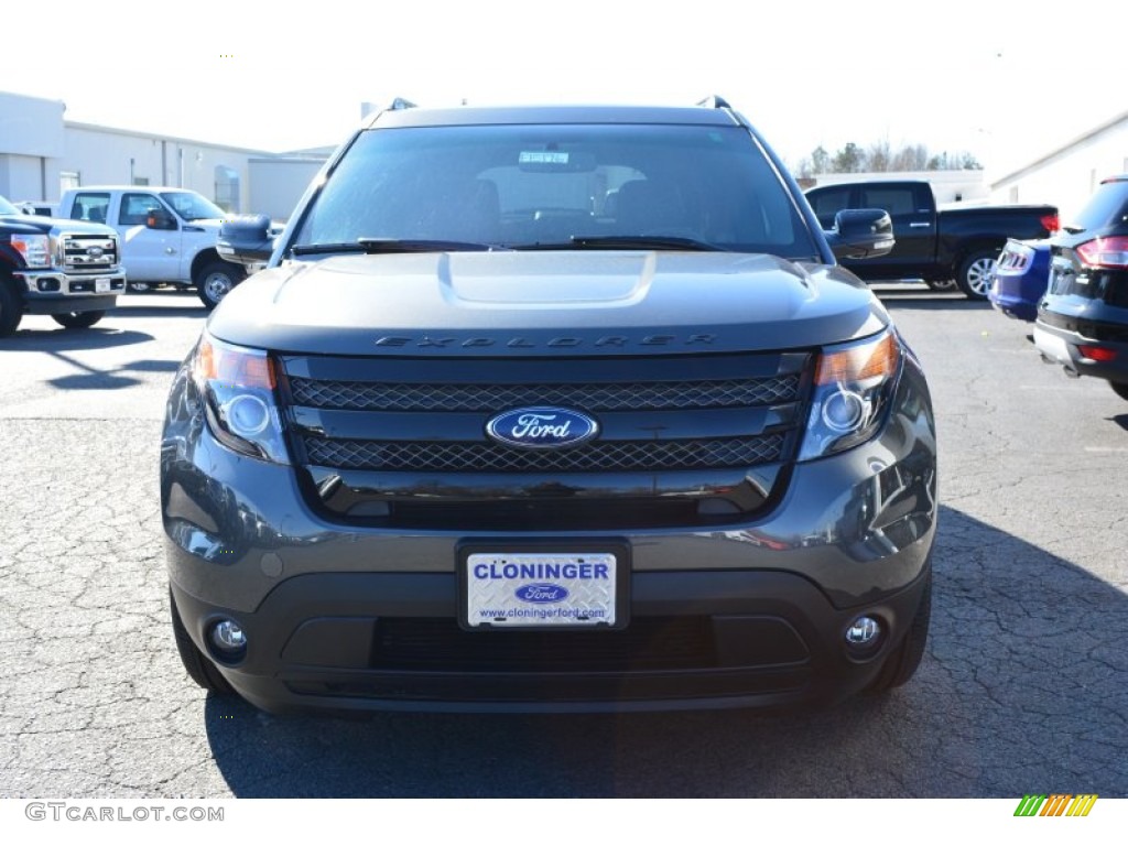 2015 Explorer Sport 4WD - Magnetic / Sport Charcoal Black photo #4