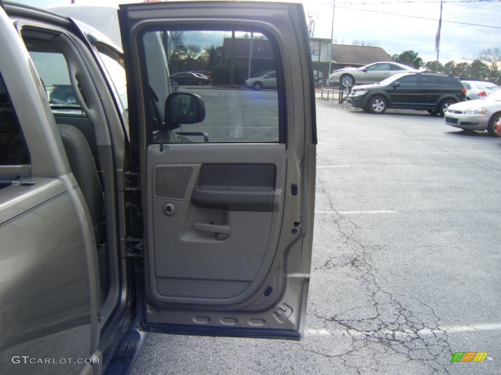 2007 Ram 1500 SLT Quad Cab - Light Khaki Metallic / Khaki Beige photo #12