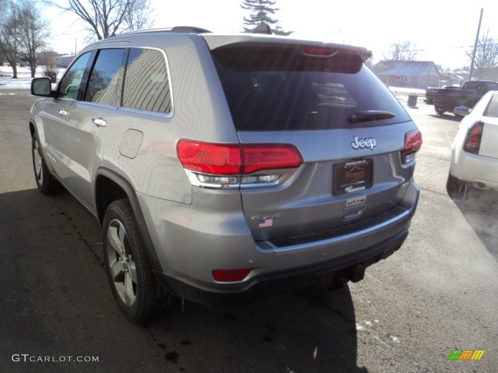 2015 Grand Cherokee Limited 4x4 - Billet Silver Metallic / Black/Light Frost Beige photo #3