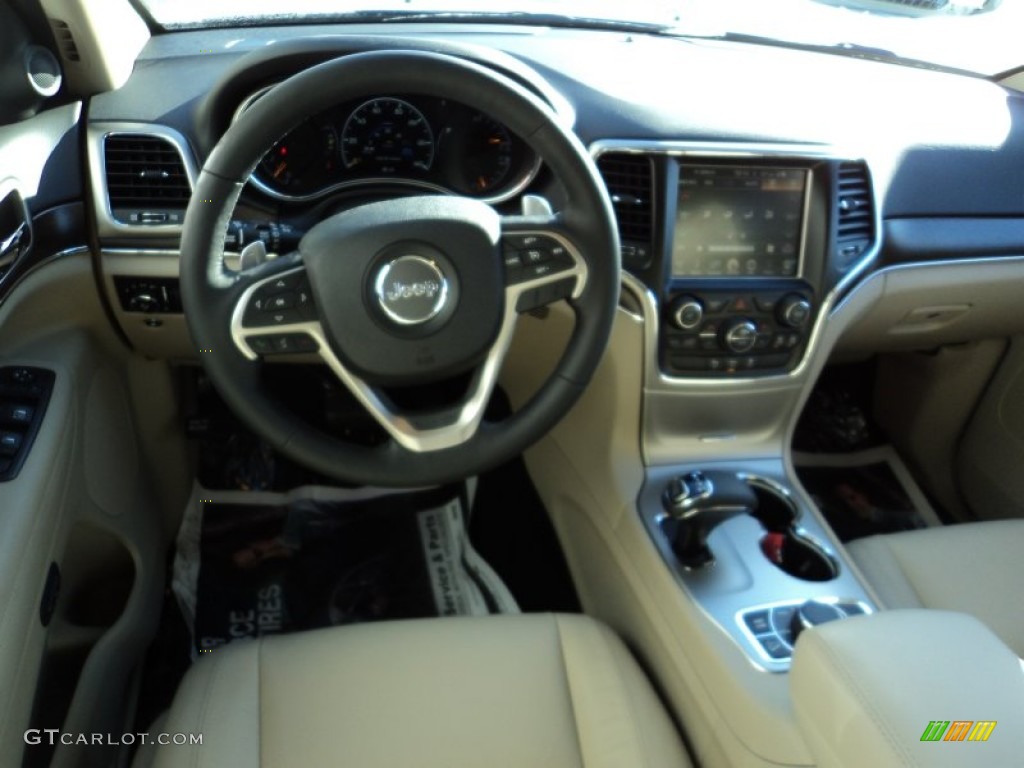 2015 Grand Cherokee Limited 4x4 - Billet Silver Metallic / Black/Light Frost Beige photo #4