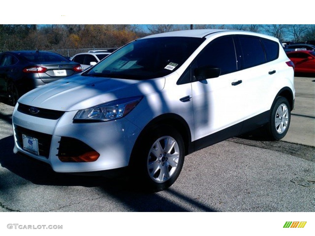 2015 Escape S - Oxford White / Charcoal Black photo #5