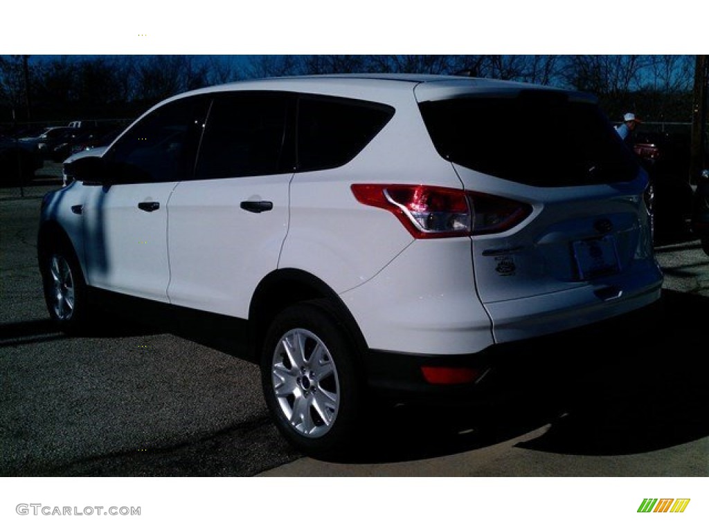 2015 Escape S - Oxford White / Charcoal Black photo #6