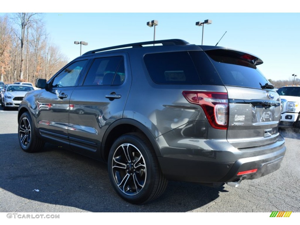 2015 Explorer Sport 4WD - Magnetic / Sport Charcoal Black photo #30